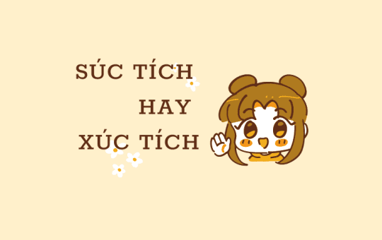 súc tích hay xúc tích